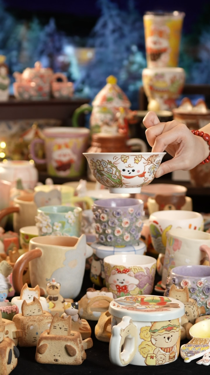 其他陶景德镇釉下彩手绘设计师款陶瓷