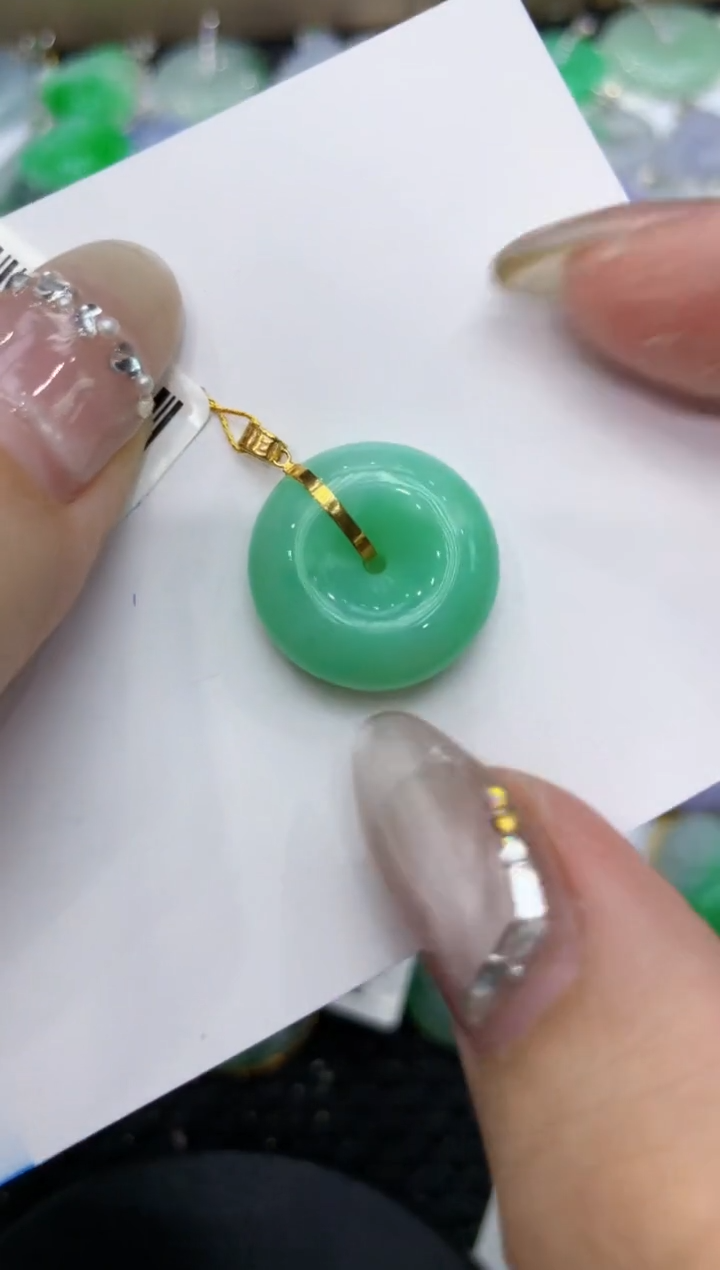 【闪购商品】翡翠颈饰18K金镶嵌 222222222