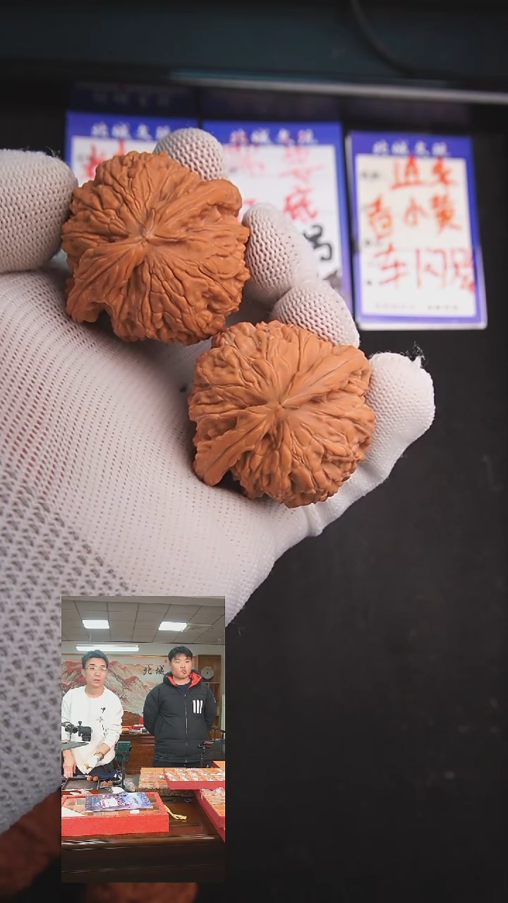 【闪购商品】文玩核桃把件73号43闷白  全品