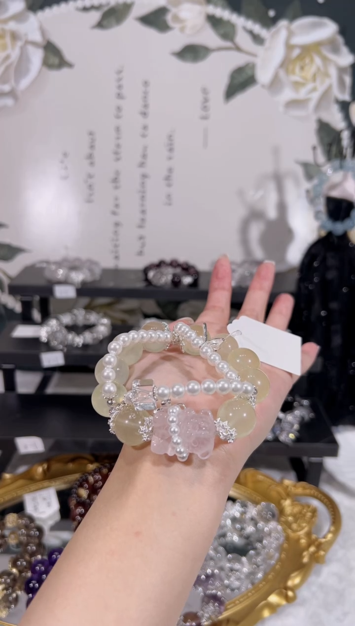 【闪购商品】水晶手链未镶嵌天然水晶默认微瑕 多样性发货发其一
