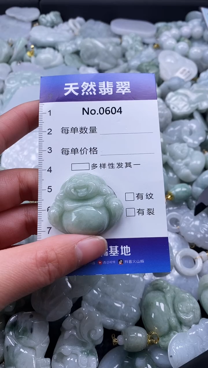 【闪购商品】翡翠颈饰未镶嵌缅甸A货翡翠0604