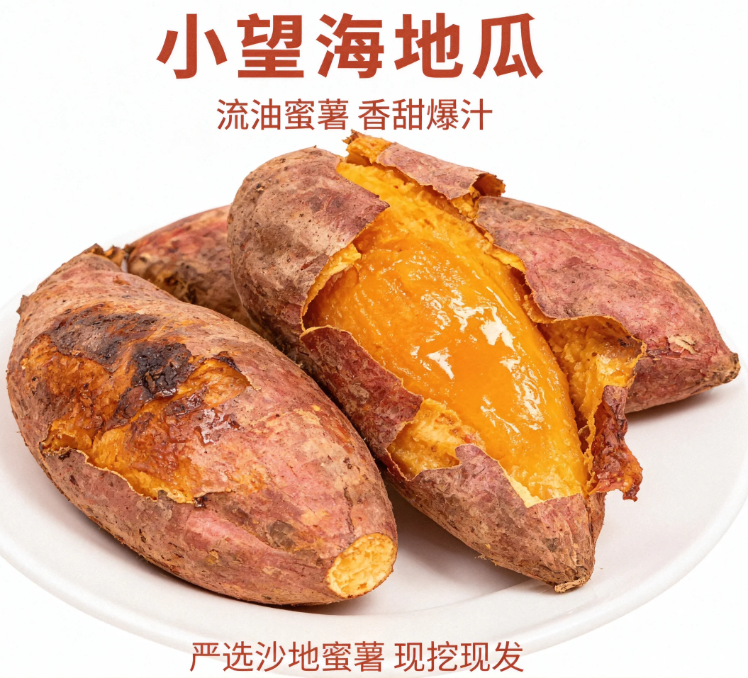 小望海烟薯25号蜜薯甜薯红薯沙地种植农家自种名特优新农产品辽南