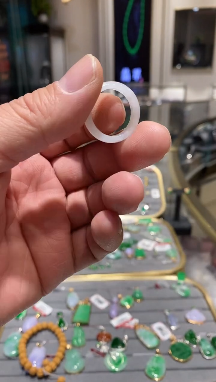 【闪购商品】翡翠戒指未镶嵌亏米福利