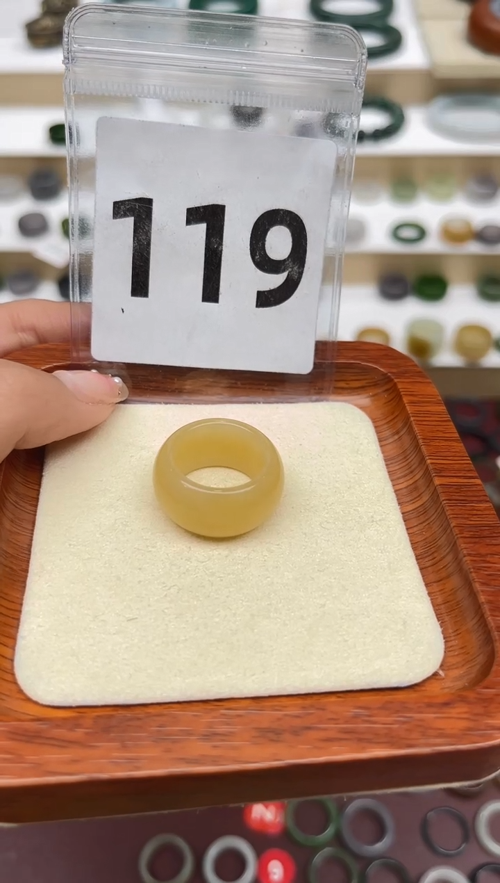 【闪购商品】和田玉戒指未镶嵌14号