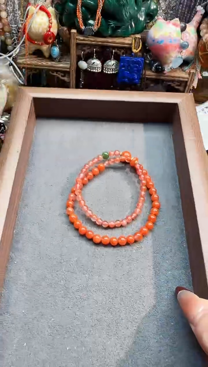 【闪购商品】南红玛瑙手链银S925镶嵌41313131