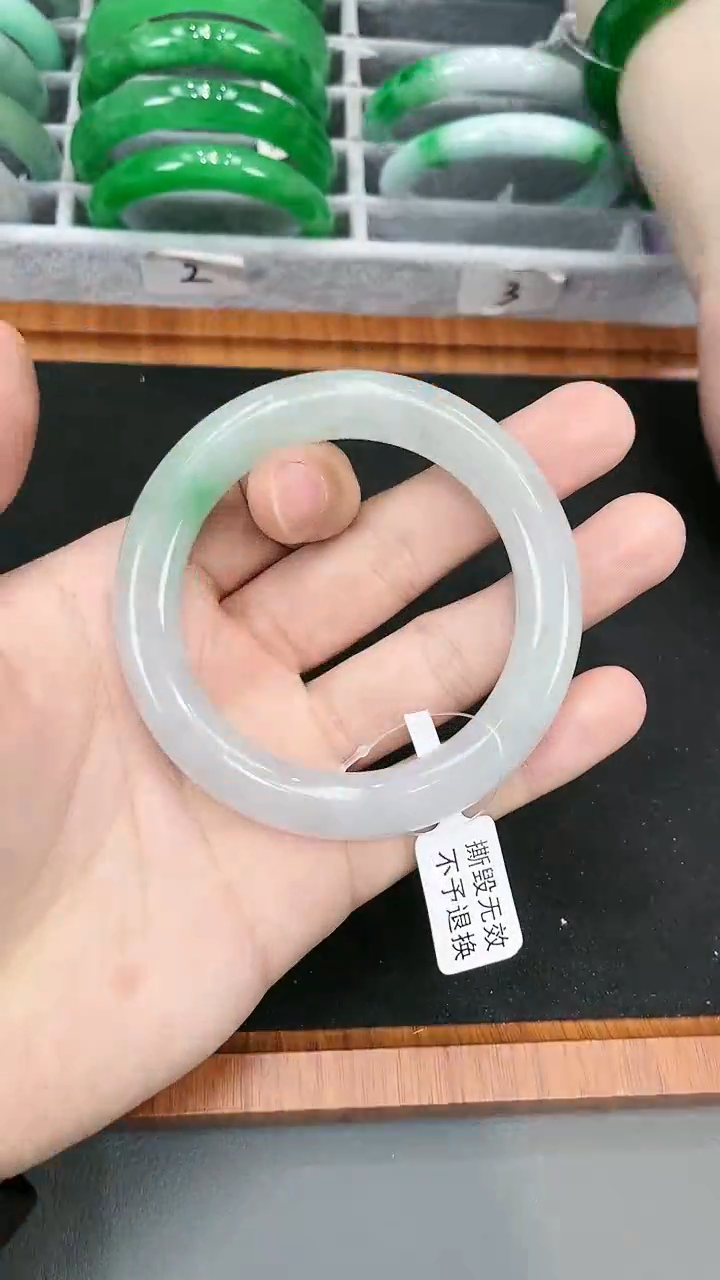 【闪购商品】砖雕s49独货圆条手镯圈口58