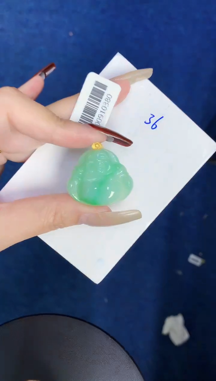 【闪购商品】翡翠颈饰18K金镶嵌0000000000