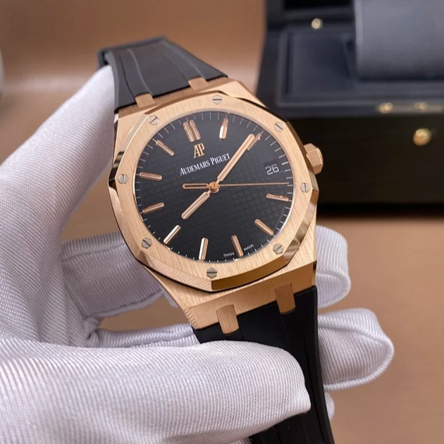 95新 Rolex/劳力士 礼尚15500卡19年爱彼男表K50427