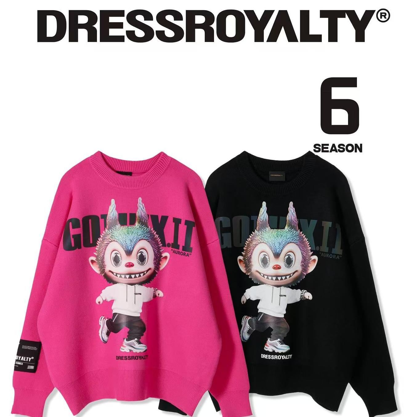 -Y-极光GTOTHI毛衣宽松重磅设计感韩潮毛衣-2100073