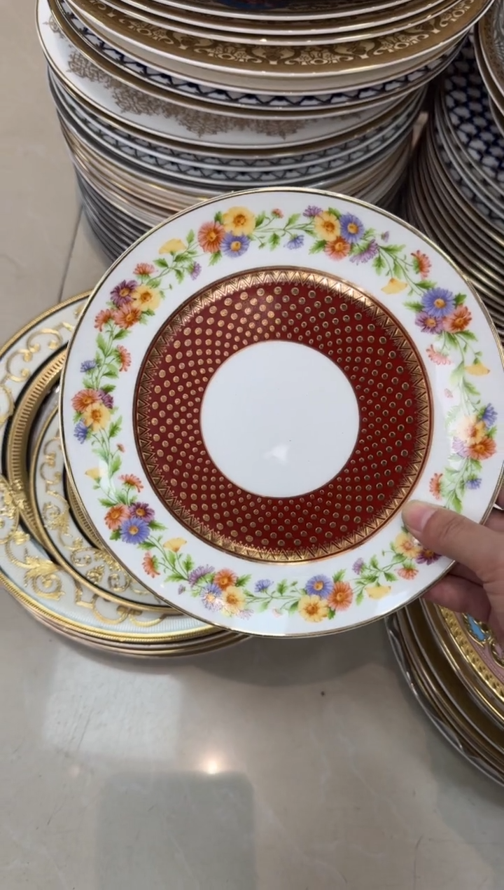 【闪购商品】瓷片8英寸平盘福利款 尾单 2个