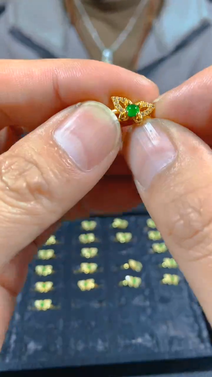 未镶嵌戒指翡翠《多样性发一》