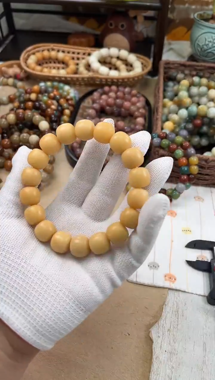 手串菩提根/象牙果a865 卡14.8 干磨海子