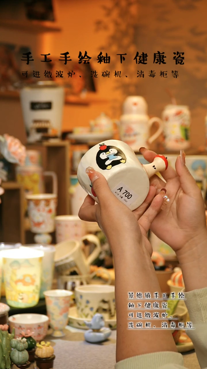 【闪购商品】杯景德镇高温釉下彩&A700