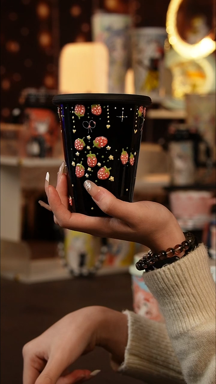 =景德镇手工手绘文创陶瓷杯