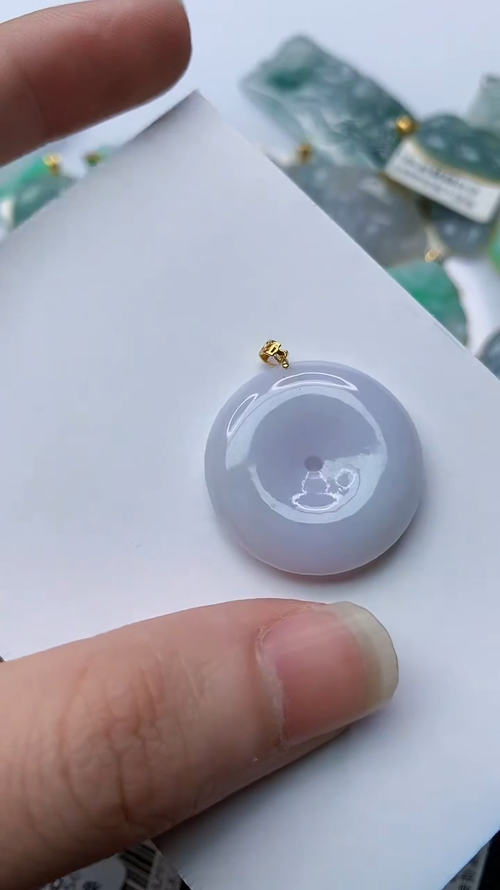 【闪购商品】翡翠颈饰18K金镶嵌59..........