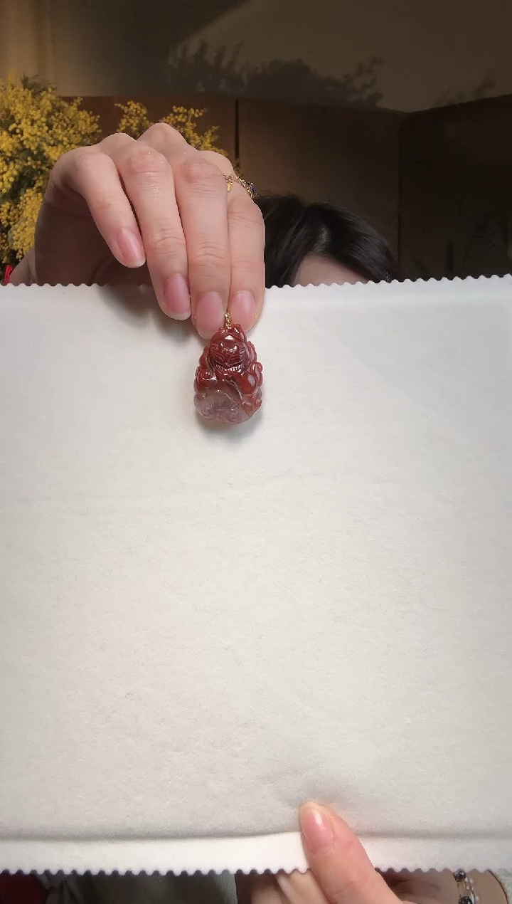 【闪购商品】水晶吊坠(不含链)18K金镶嵌2400极光