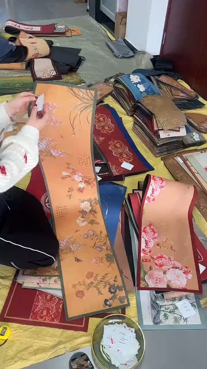 混纺微瑕吸水茶席-30X140-149号