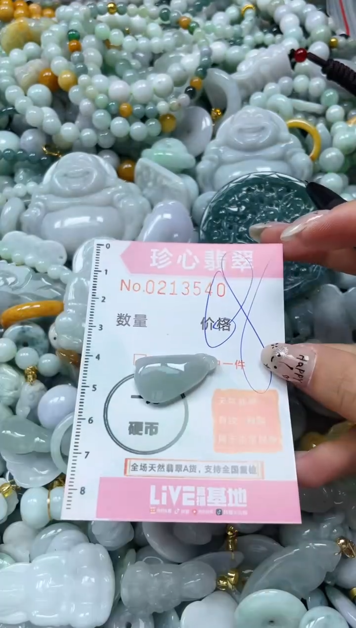 翡翠未镶嵌颈饰闪购0213540