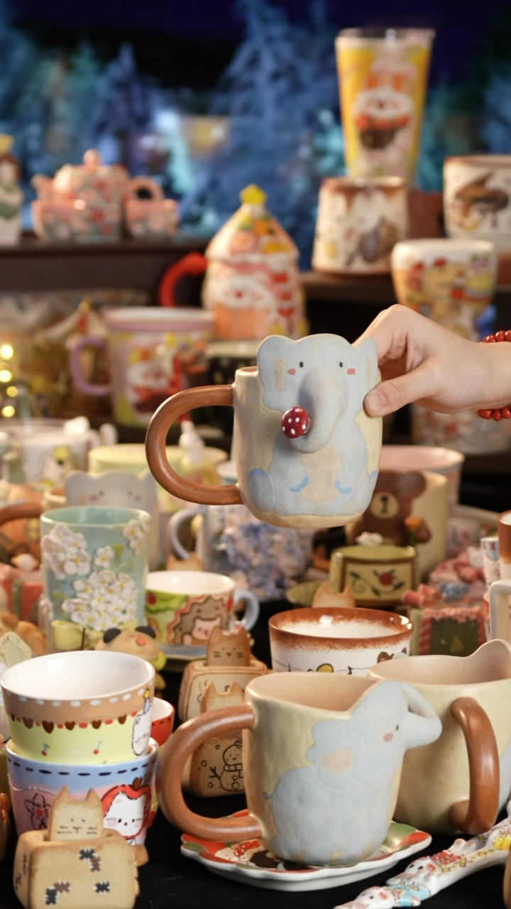 其他陶景德镇釉下彩手绘设计师款陶瓷