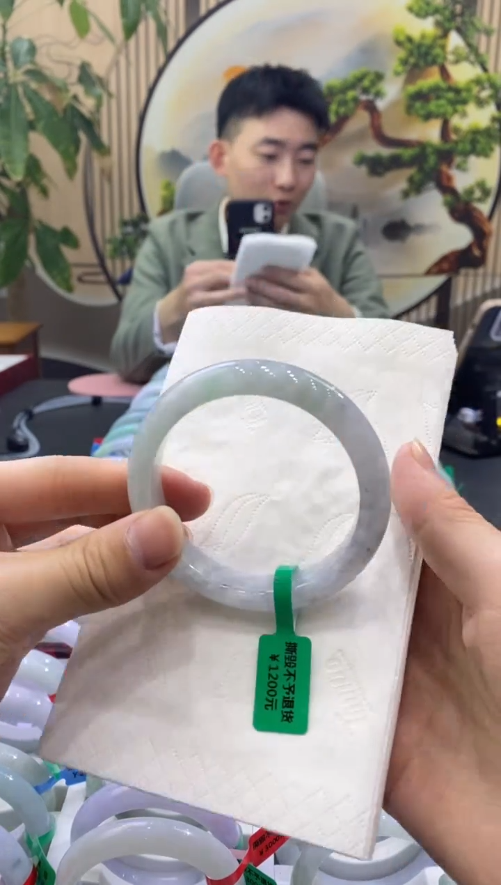 未镶嵌手镯翡翠1575