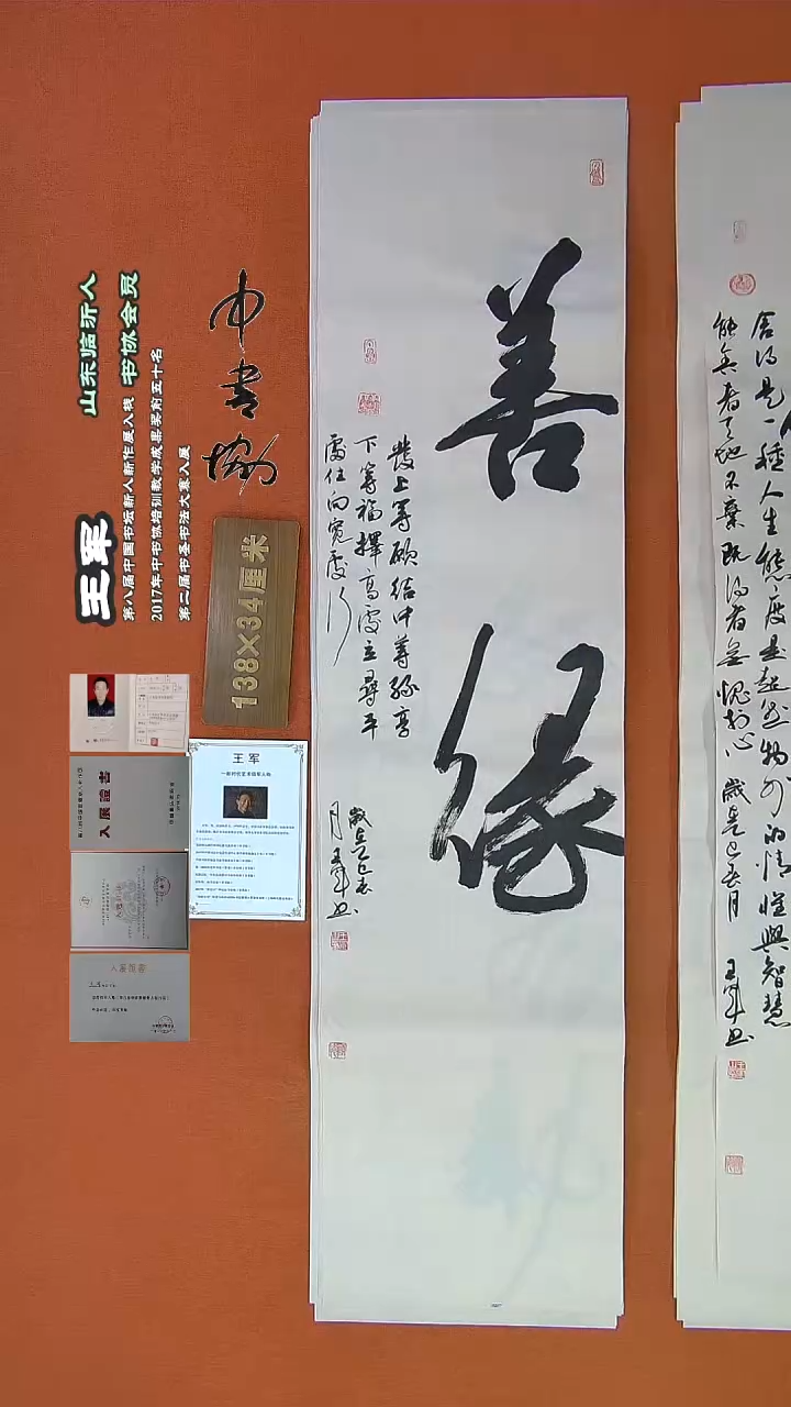 【闪购商品】书法563王军书法作品