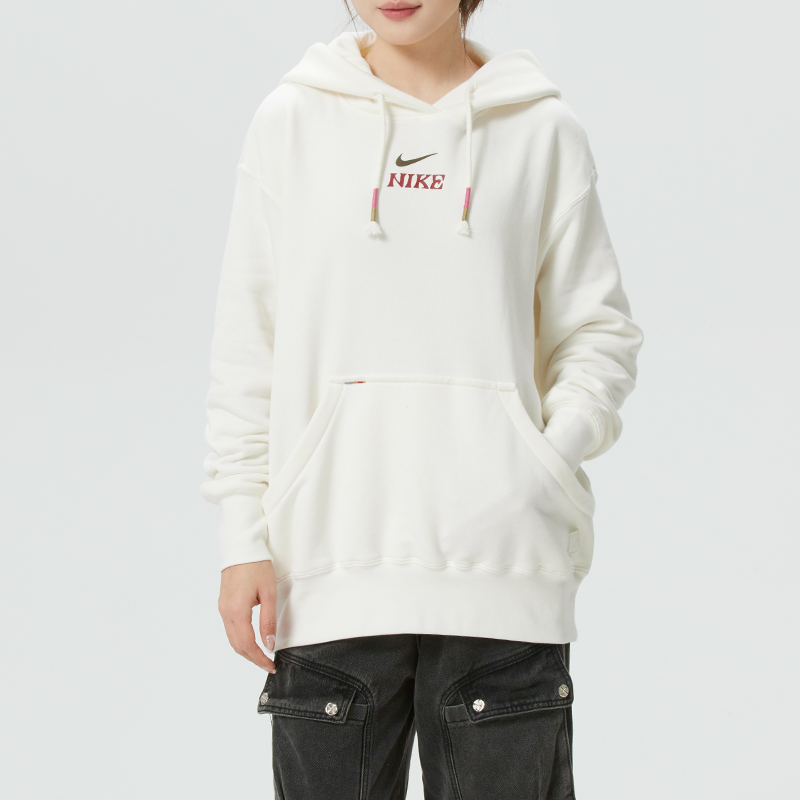【新年款】NIKE耐克卫衣女2026马年新款运动休闲跑步通勤连帽套头衫