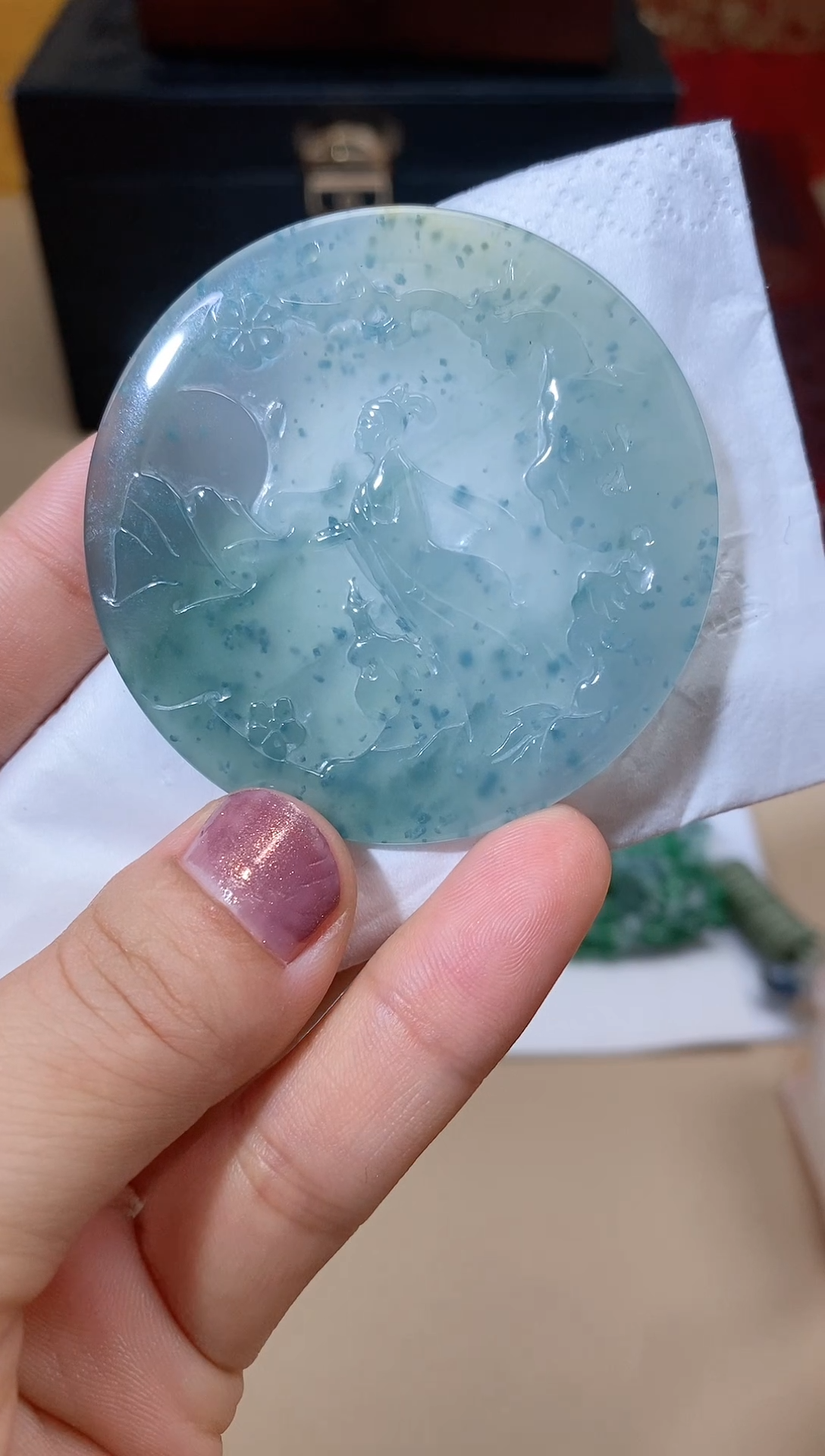 【闪购商品】翡翠颈饰未镶嵌天然A货翡翠