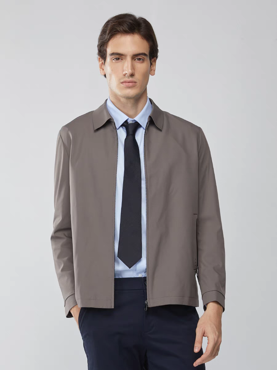 编号【Q001-Q200】商务休闲男装夹克百搭翻领秋冬外套