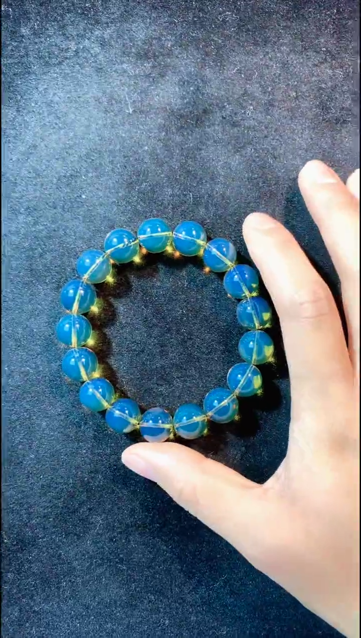 【闪购商品】琥珀手链未镶嵌12MM墨西哥蓝珀手串