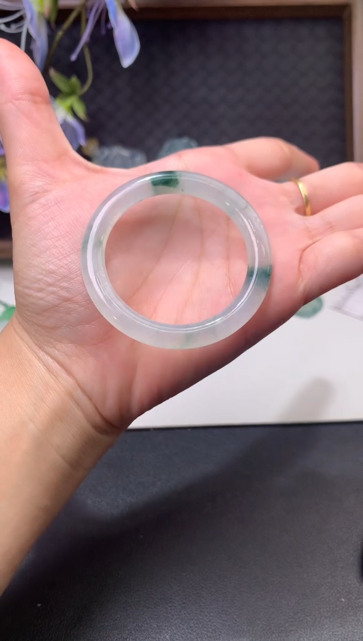 未镶嵌定制翡翠毛货40.5*7*5.5