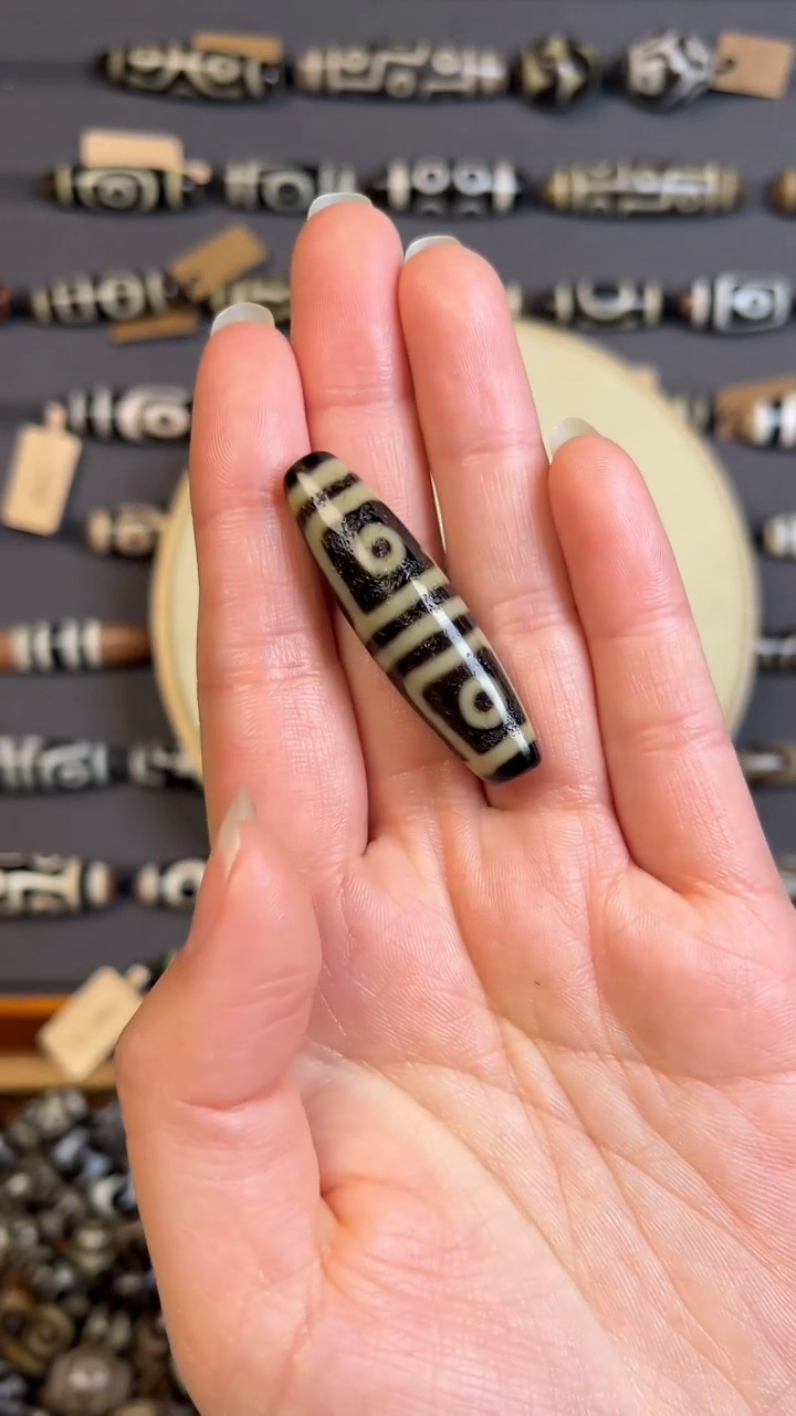 【闪购商品】玛瑙/玉髓珠宝半成品未镶嵌老冯地门4眼