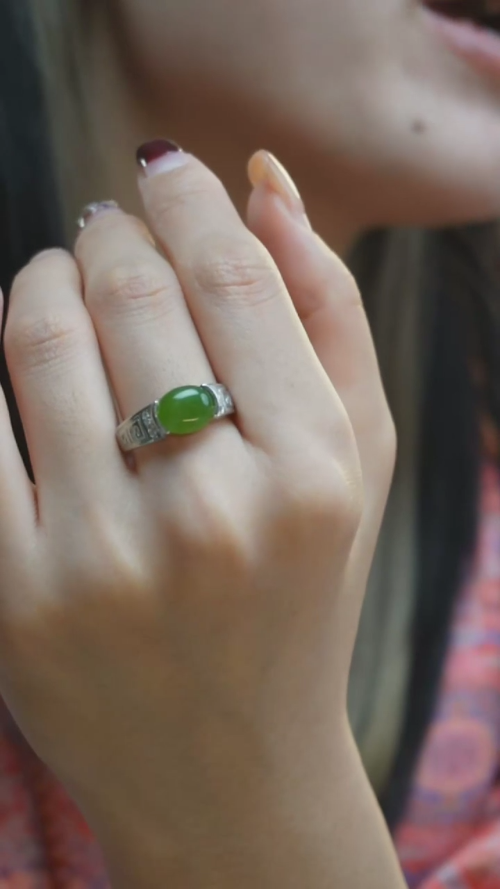 【闪购商品】和田玉戒指未镶嵌Z55