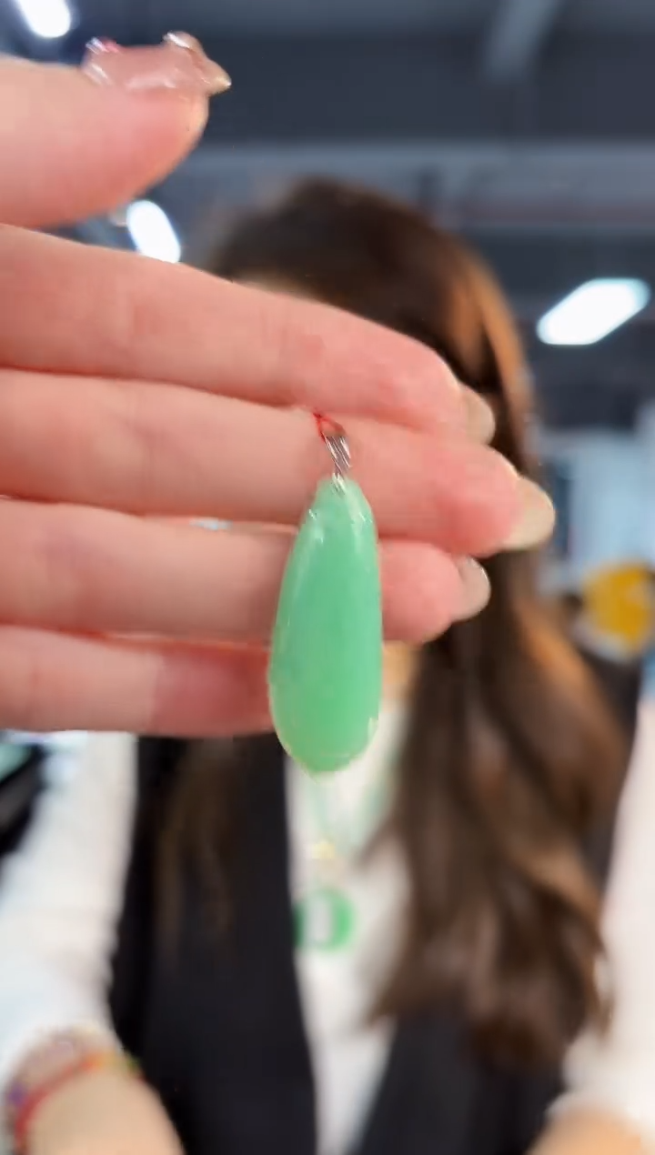 【闪购商品】翡翠颈饰18K金镶嵌缅料A货/支持复检/一件