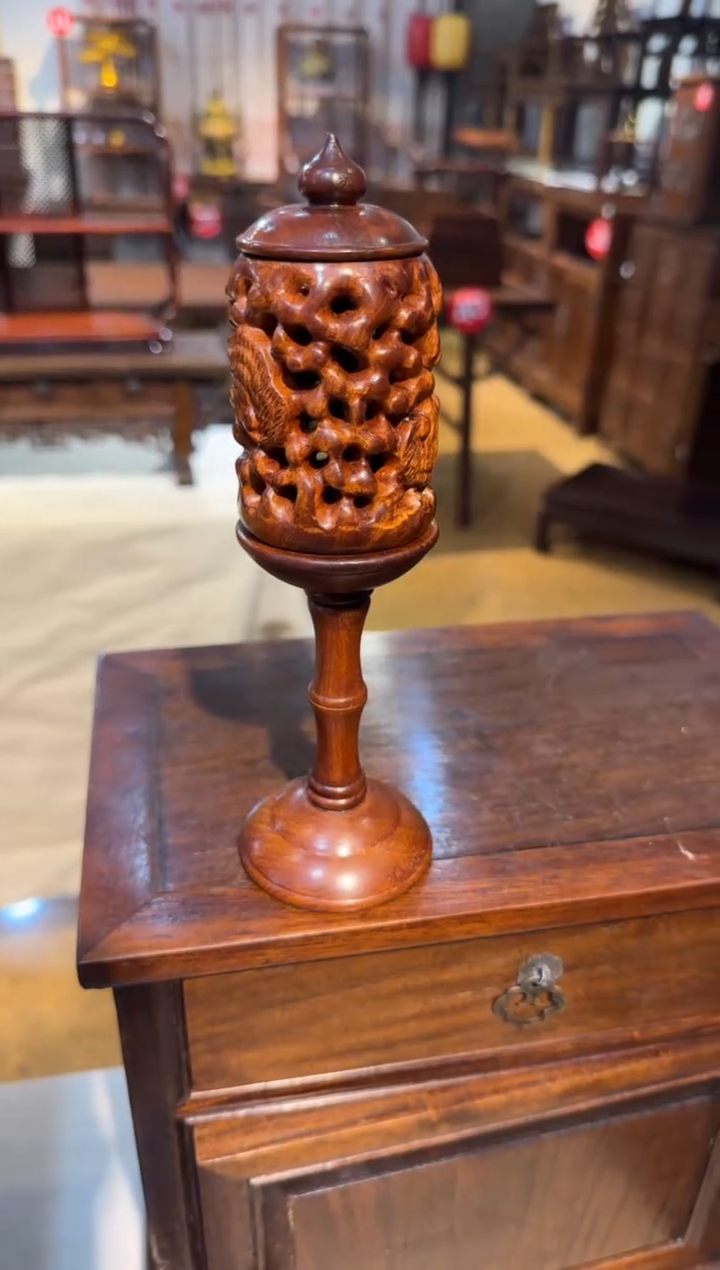 木香炉 摆件  工艺品