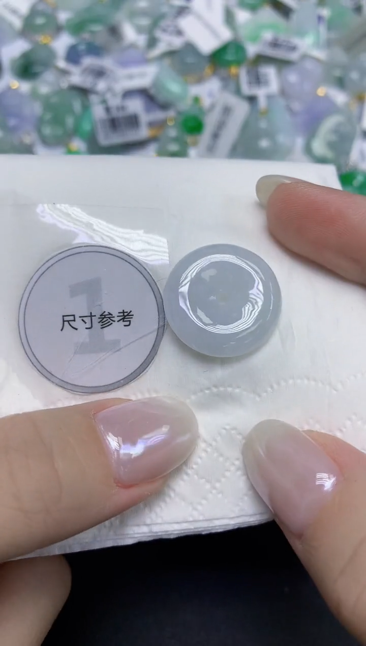 颈饰未镶嵌翡翠天然缅甸翡翠A货百元以上9元证书费自理