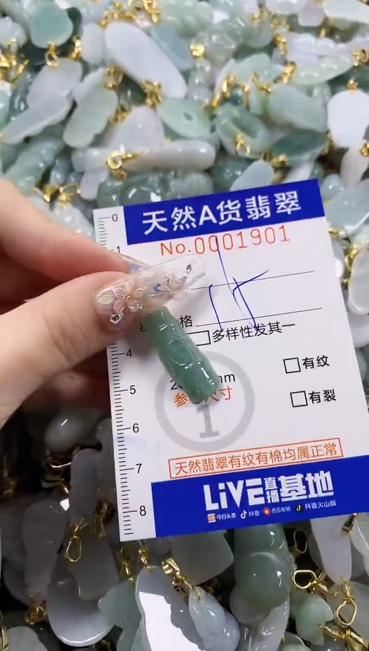 颈饰未镶嵌翡翠天然A货翡翠