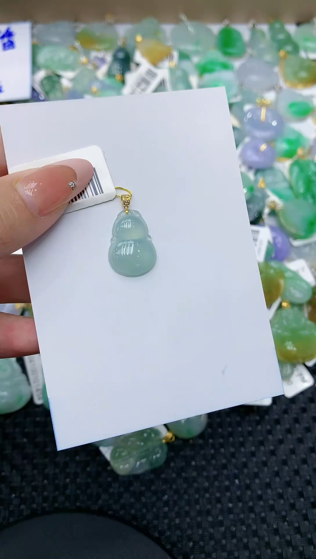 【闪购商品】翡翠颈饰18K金镶嵌111111111