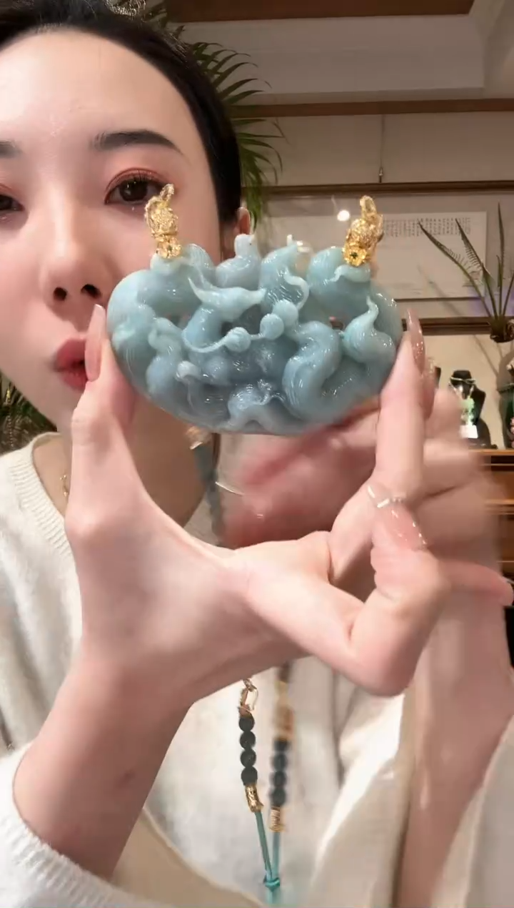 【闪购商品】翡翠颈饰未镶嵌国风