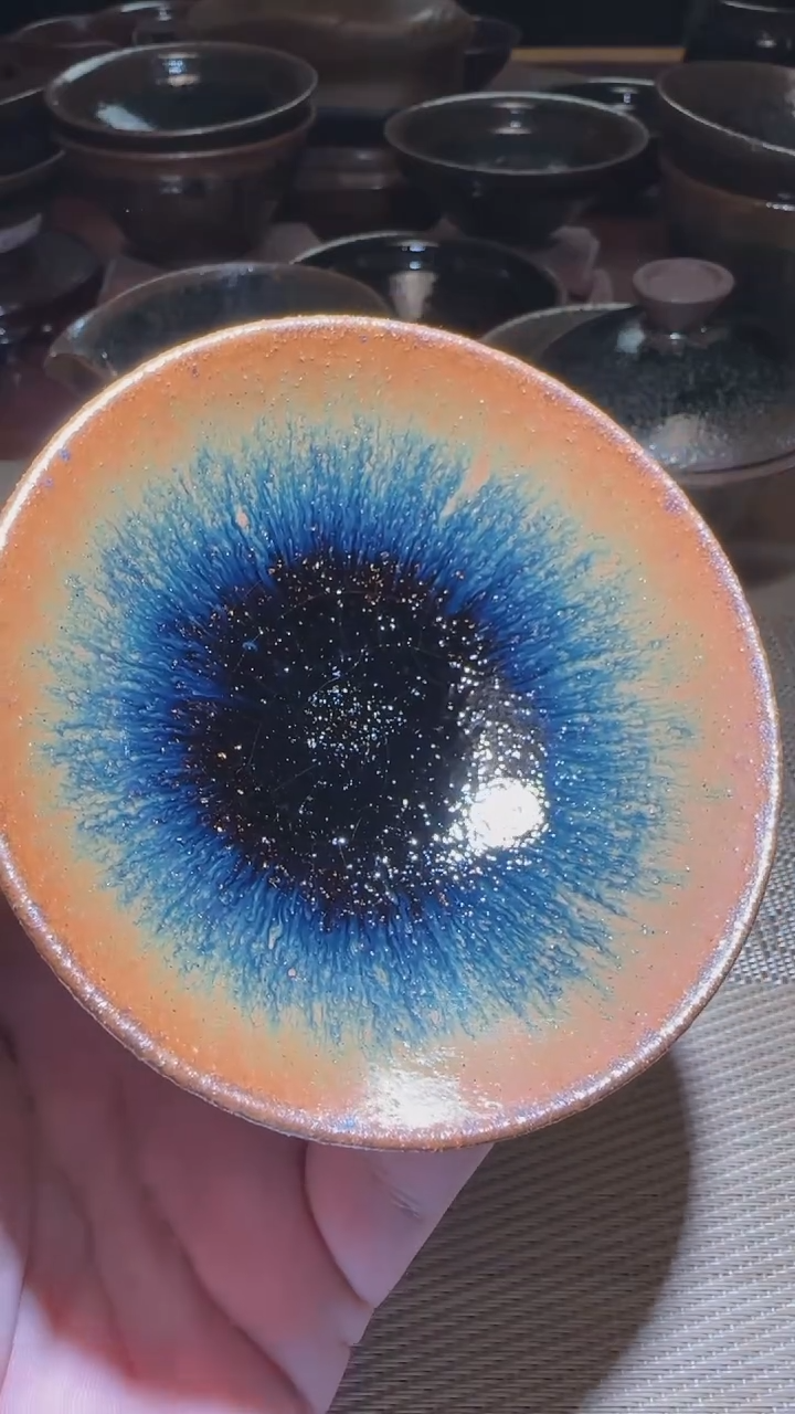 【闪购商品】茶盏通天龙窑柴烧建盏