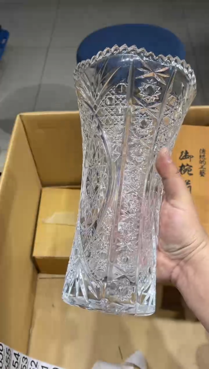 特 水晶花器 茶道零配 