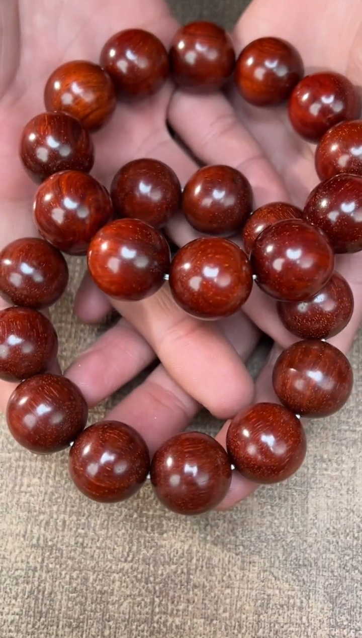 把件小叶紫檀印度小叶紫檀2.0鳞底手串