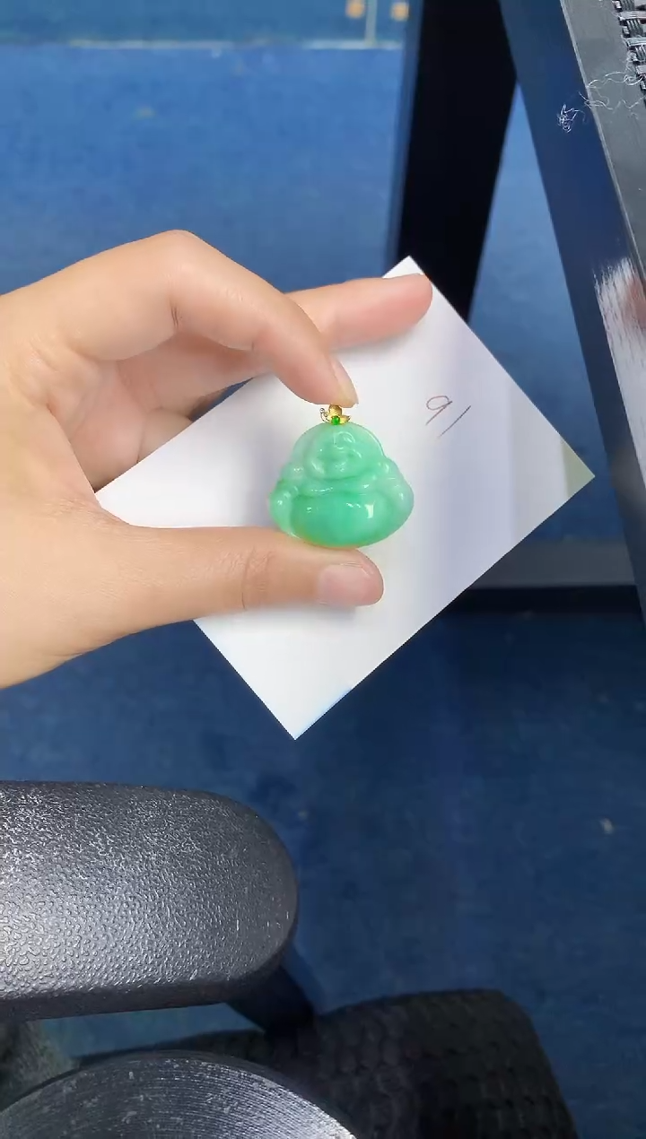 【闪购商品】翡翠颈饰18K金镶嵌000000000