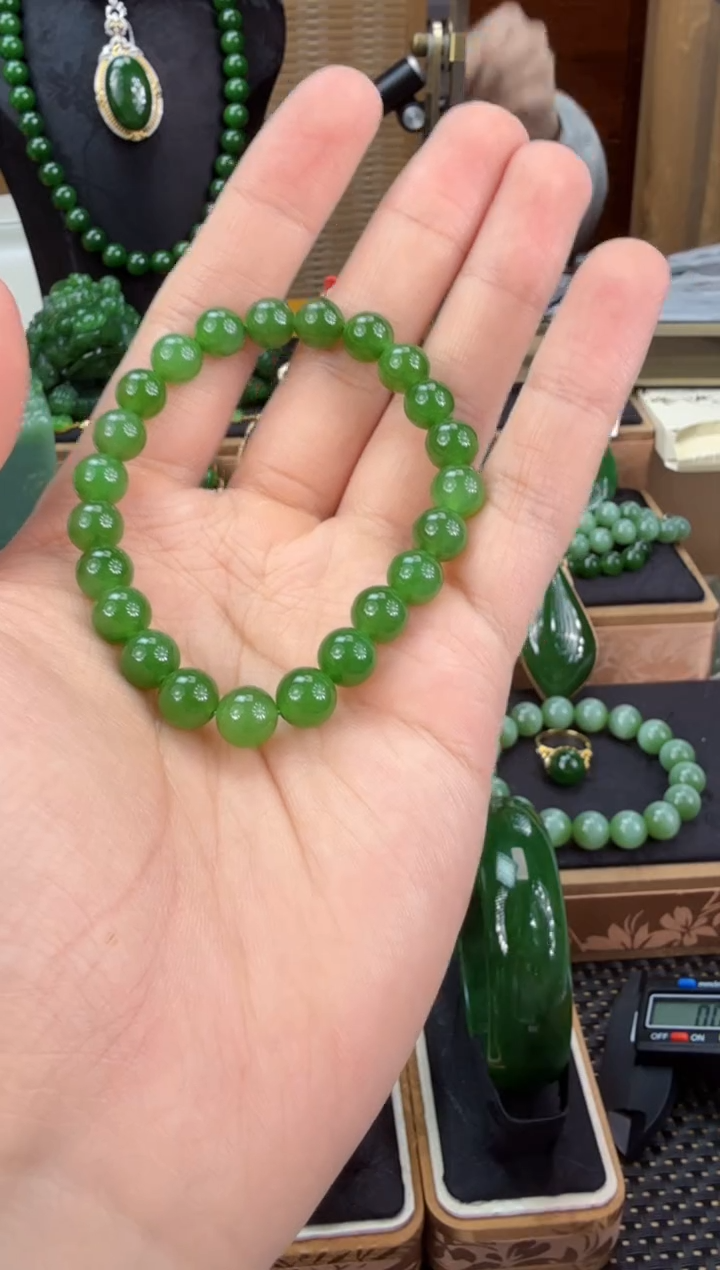 【闪购商品】和田玉（碧玉）手串未镶嵌 