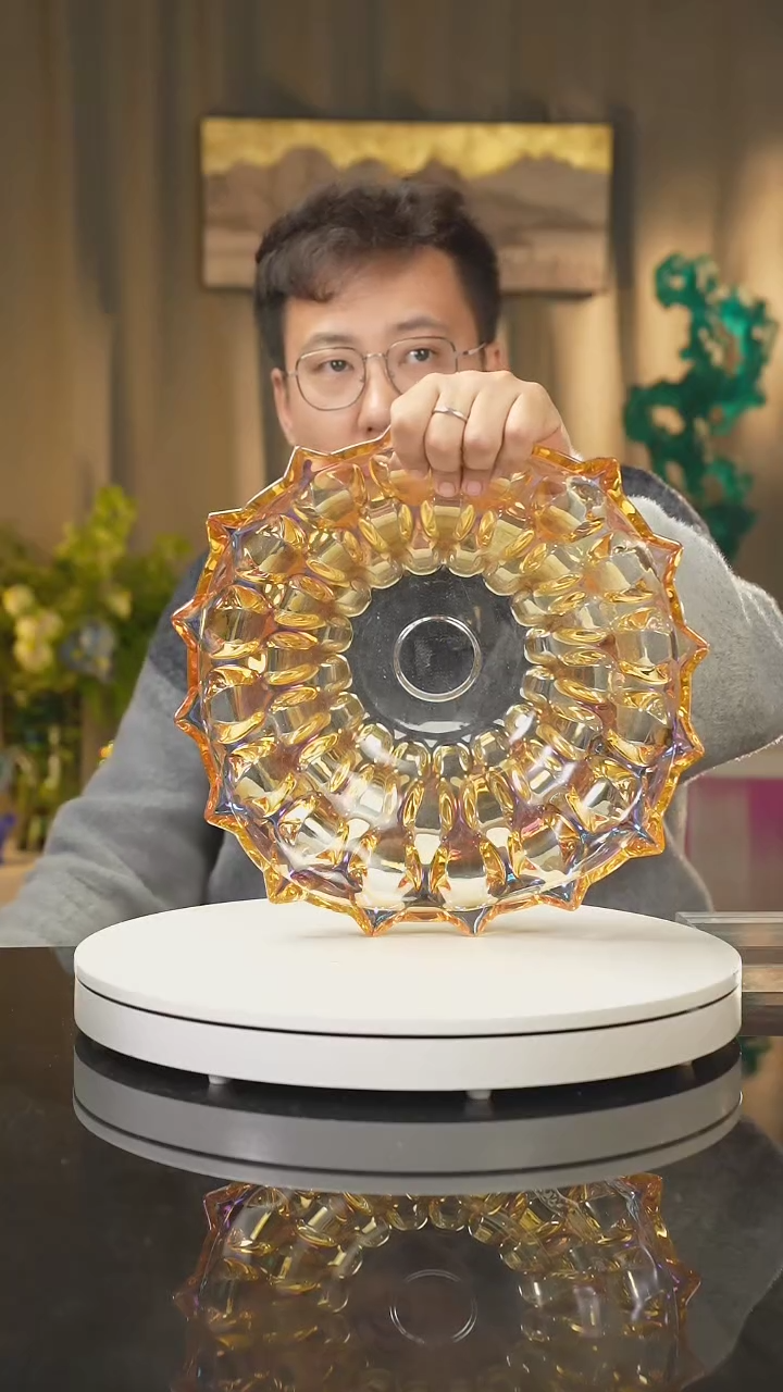 【闪购商品】雅致水晶琉璃 摆件 花器 果盘 茶酒具