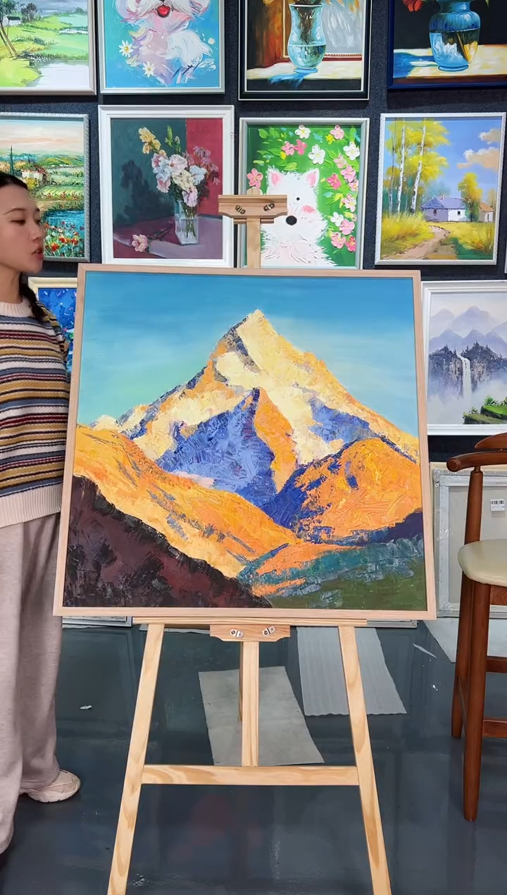 【闪购商品】油画117号 80*80 金山-手绘油画