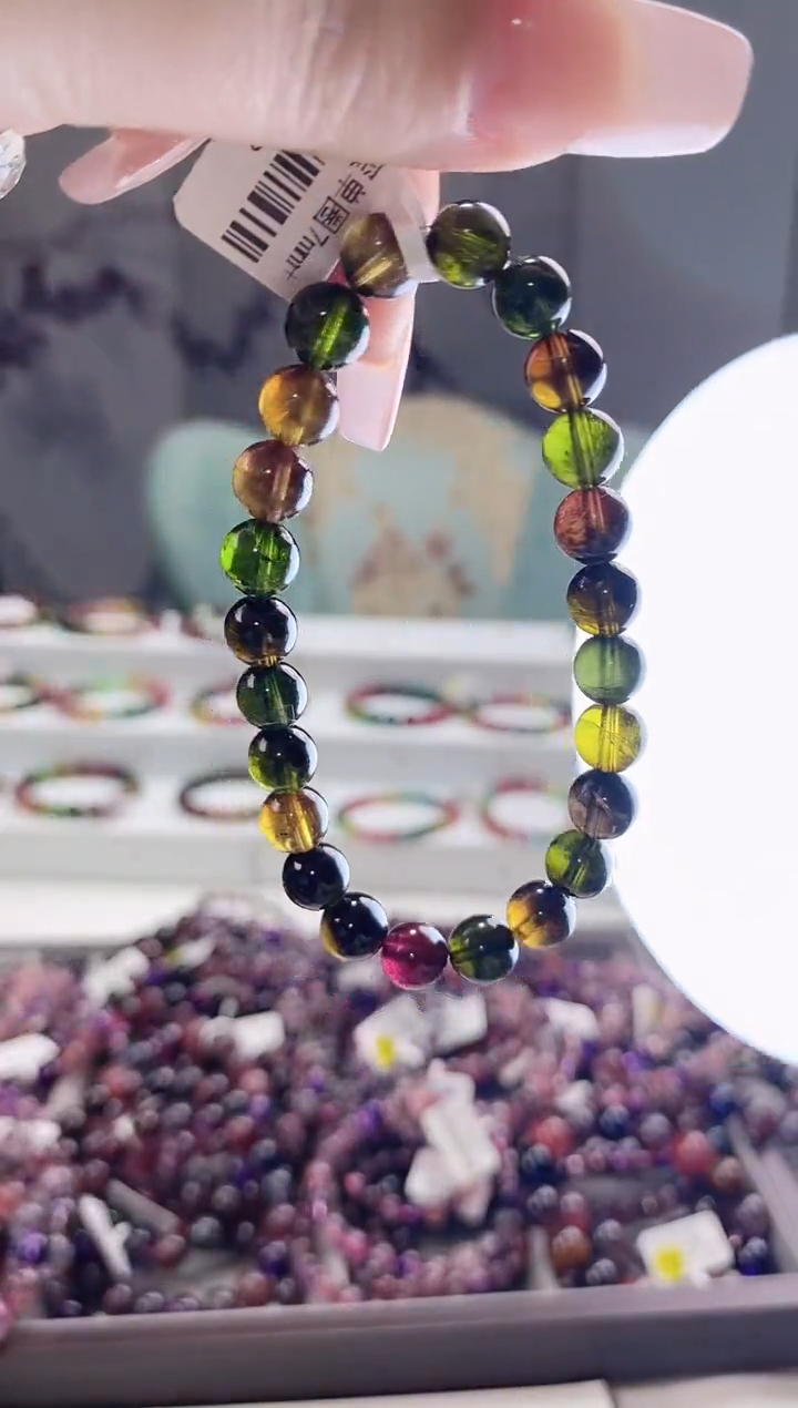 【闪购商品】碧玺单圈7*+未镶嵌多人多样性发其一