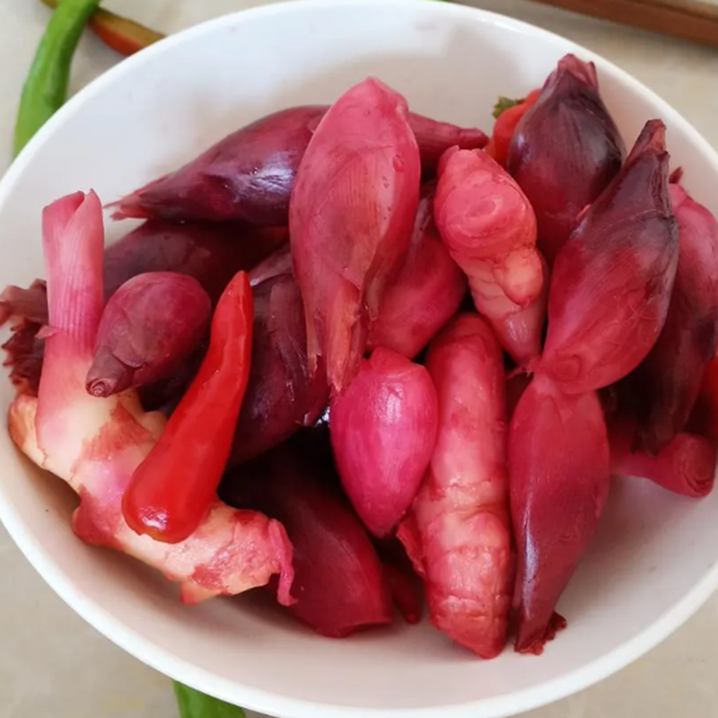 大别山农家泡菜腌制洋荷姜