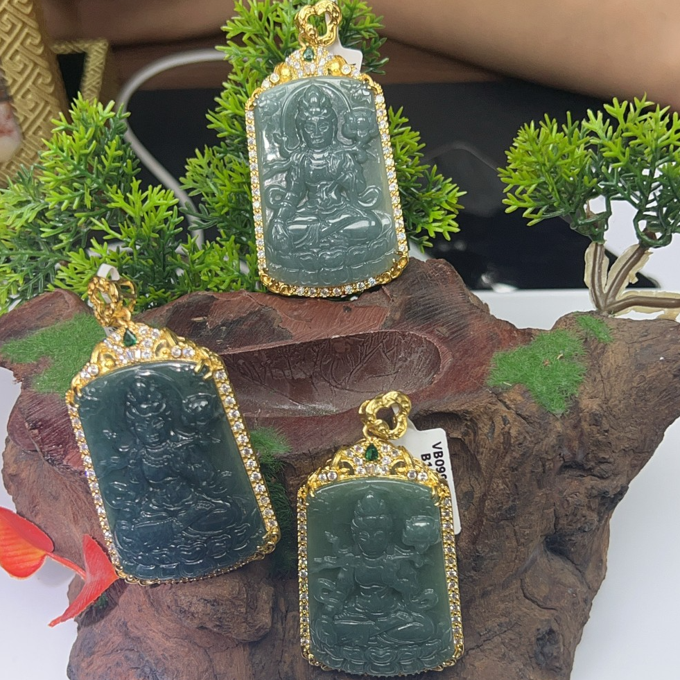 翡翠A货时尚精品观音吊坠GS-30019-GS-30187多样性发其一