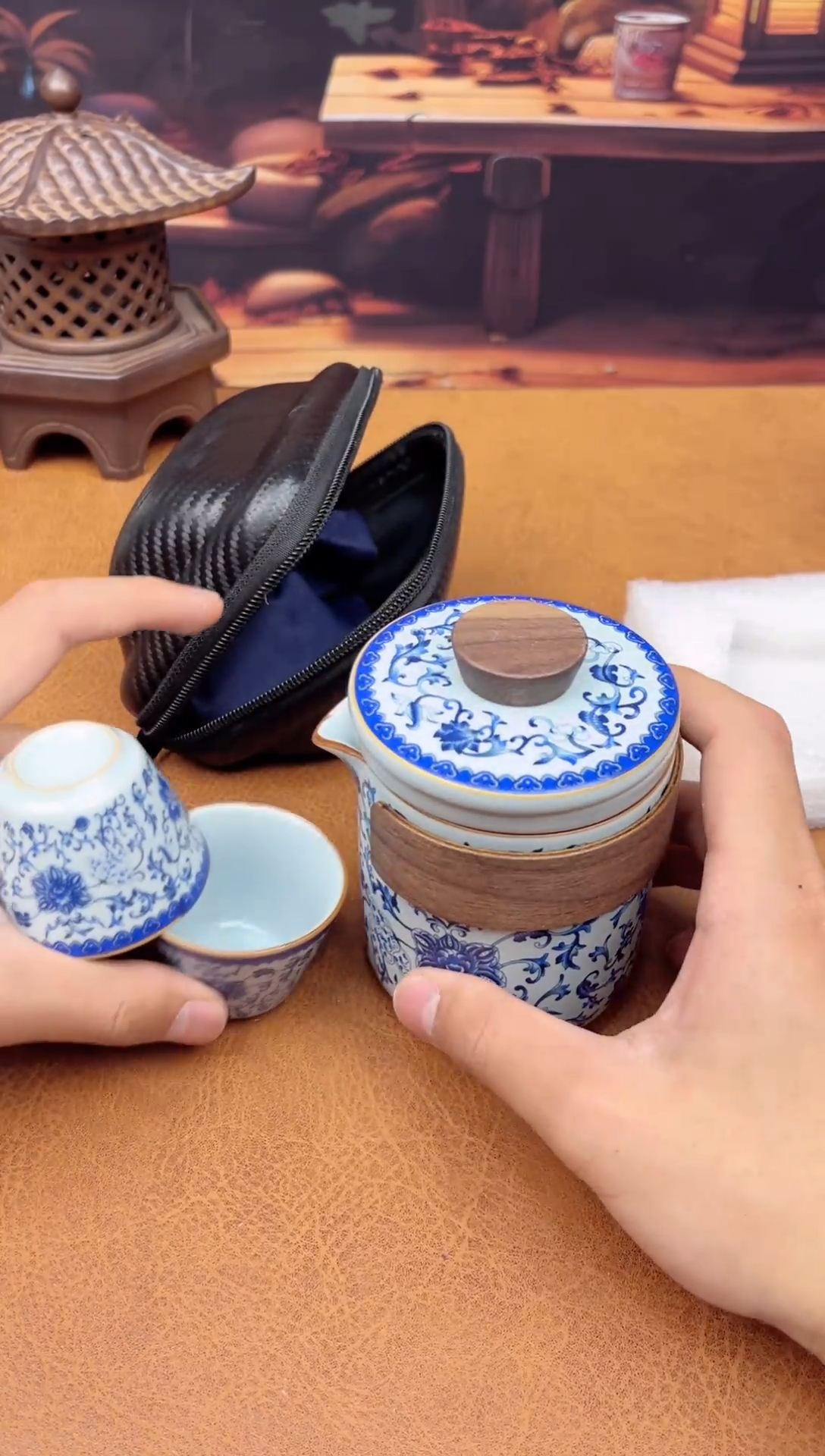 【闪购商品】陶瓷茶具摆件茶叶罐
