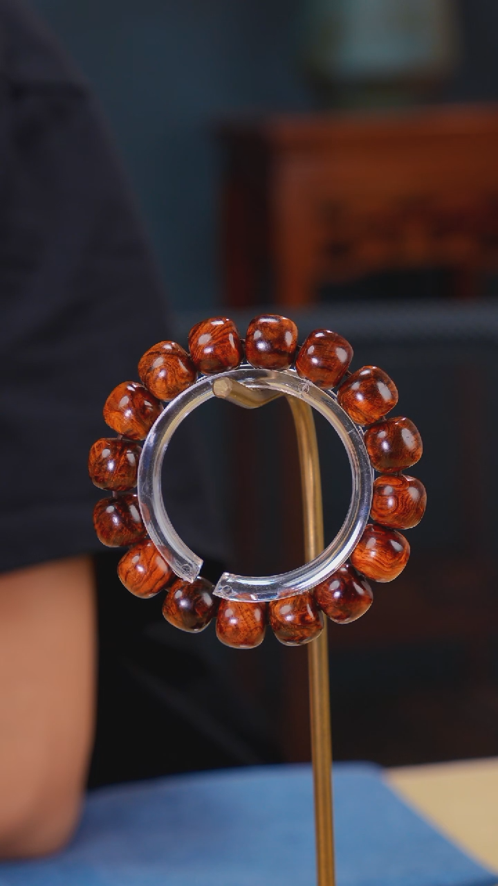 手串/手链黄花梨/降香黄檀慕*海南黄花梨紫油梨老料14